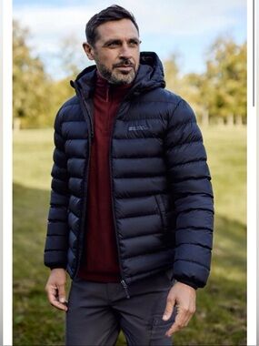 Man Puff Coat With Remove USB Plug